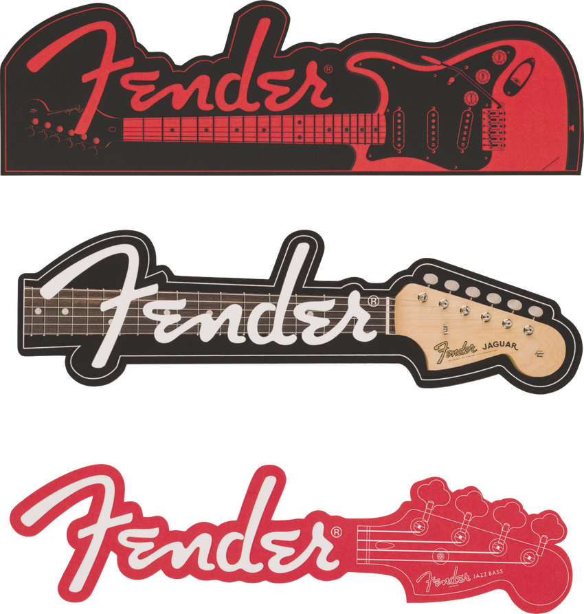 Fender® 书签，3片装