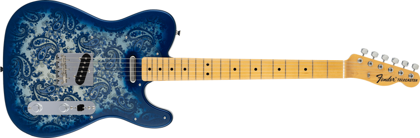 限定版日产 Telecaster® 靛蓝佩斯利电吉他