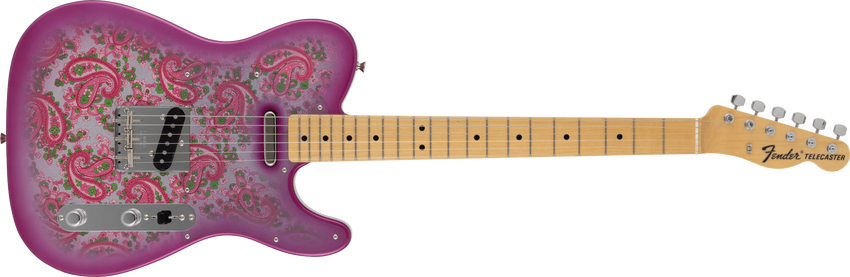 限定版日产 Telecaster® 粉色佩斯利电吉他