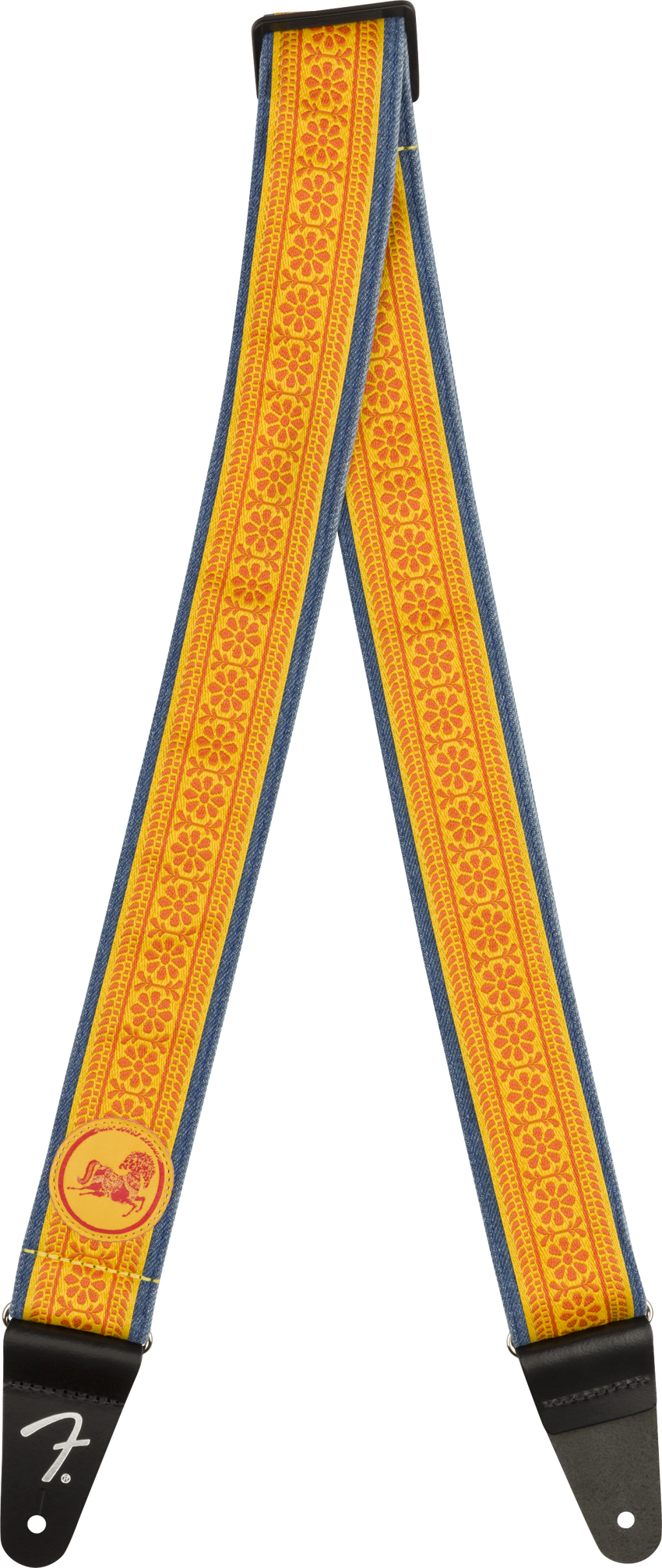 George Harrison 签名款 Dark Horse Records 花卉纹背带