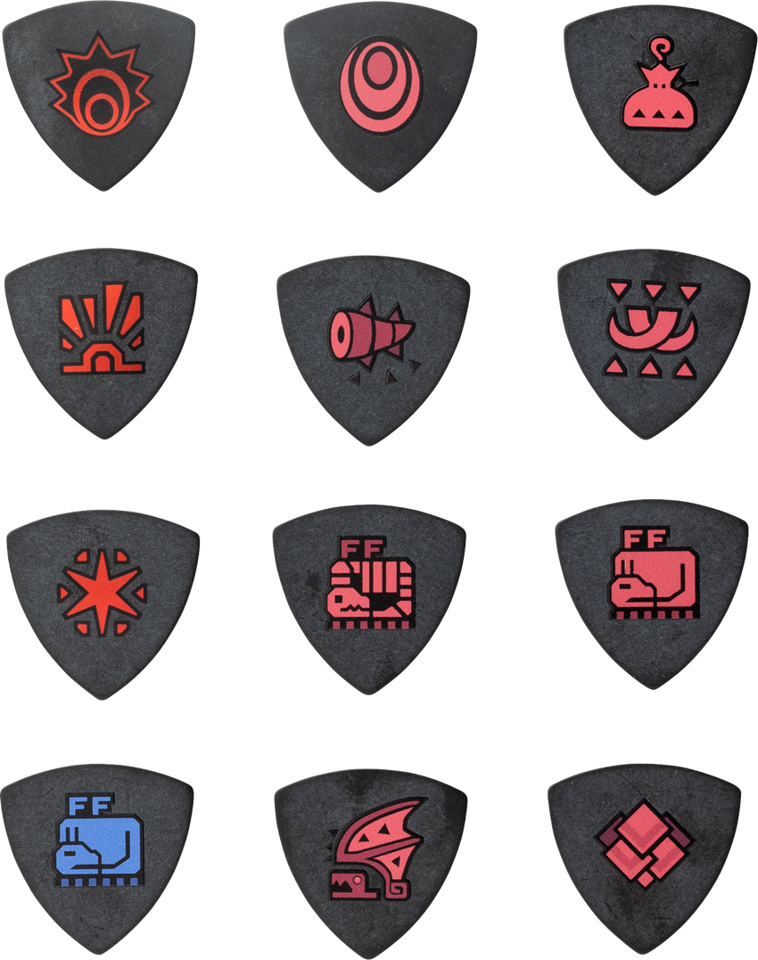 怪物猎人联名款拨片 雄火龙 Rathalos