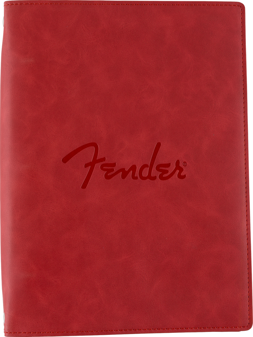 Fender 人造皮革五线谱笔记本