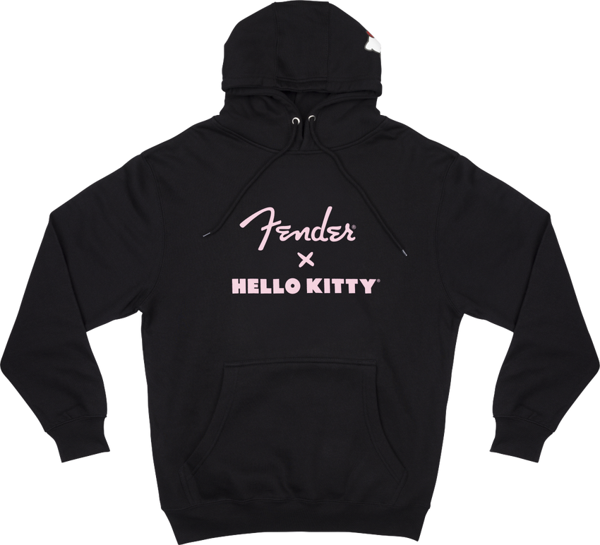 Fender® x Hello Kitty® 黑色连帽衫