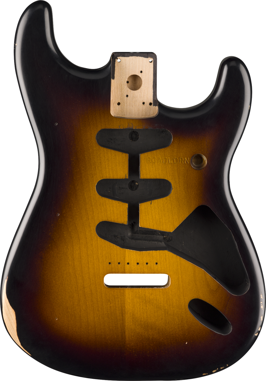 Road Worn® 50年代 Stratocaster® SSS 桤木琴身 双色日落渐变色